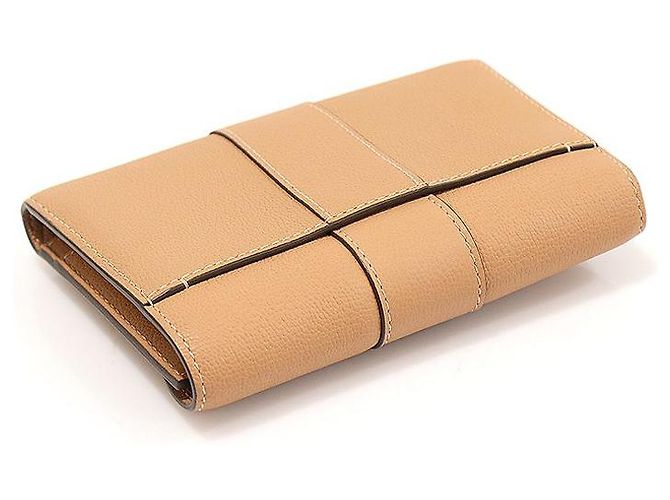 Delvaux Billetera Compacta Brillante Rosa Beige Vision en Piel de Ternera Rodeo - vista 5