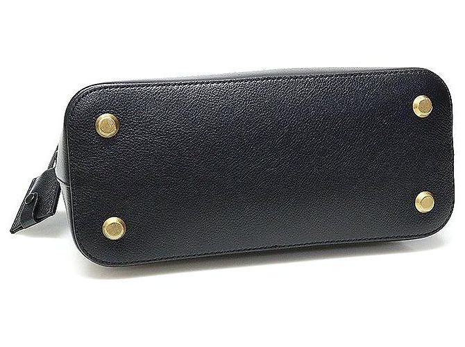Balenciaga Piccola borsa in pelle nera con logo stampato Nero - vista 5