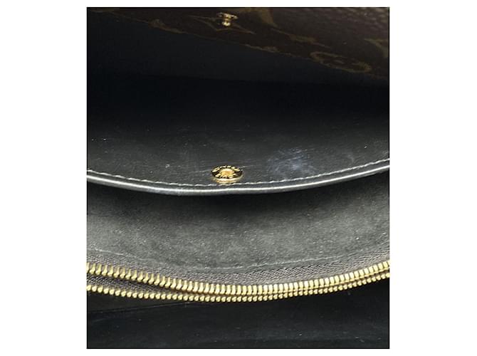 Louis Vuitton Borsa a Spalla Double Flap Monogram Marrone - vista 9