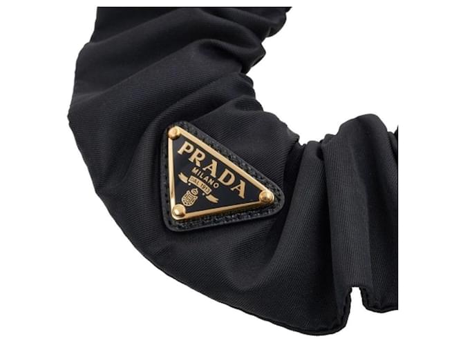 Prada Re-Nylon Haargummi Schwarz - Ansicht 5