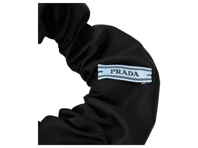 Prada Re-Nylon Haargummi Schwarz - Ansicht 8