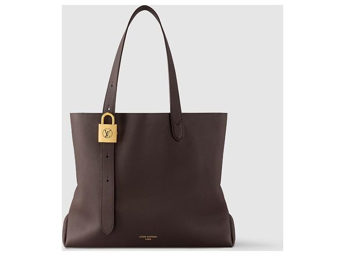 Sarah Louis Vuitton Low Key Cabas MM Nero Pelle di Vitello - vista 2