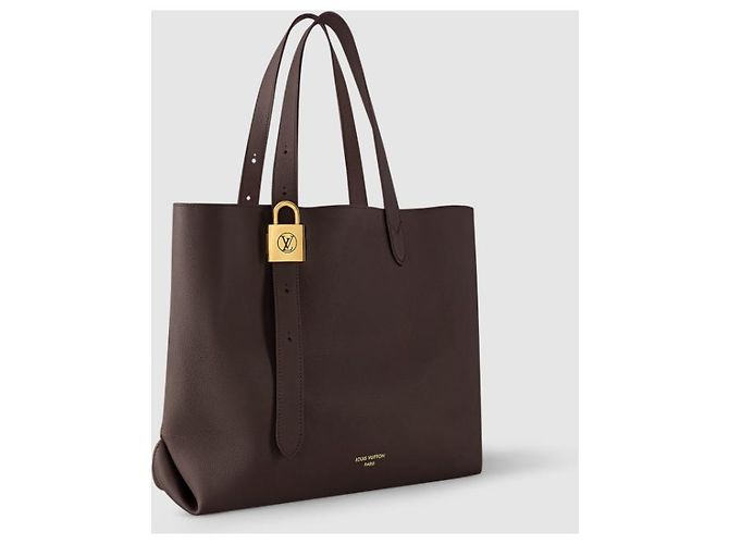 Sarah Louis Vuitton Low Key Cabas MM Nero Pelle di Vitello - vista 3