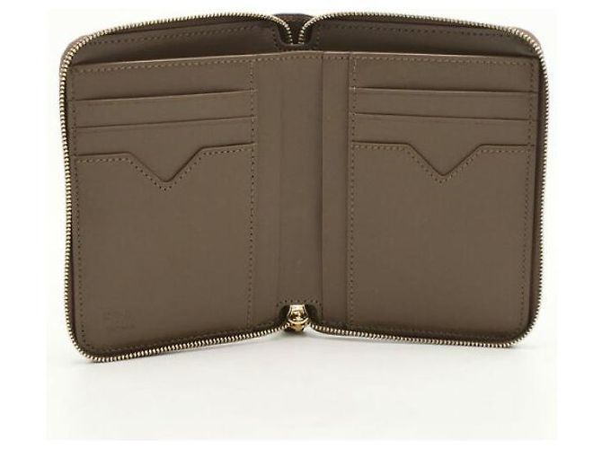 Fendi FF Diamant Zip-Around Mittel Braun - Ansicht 6