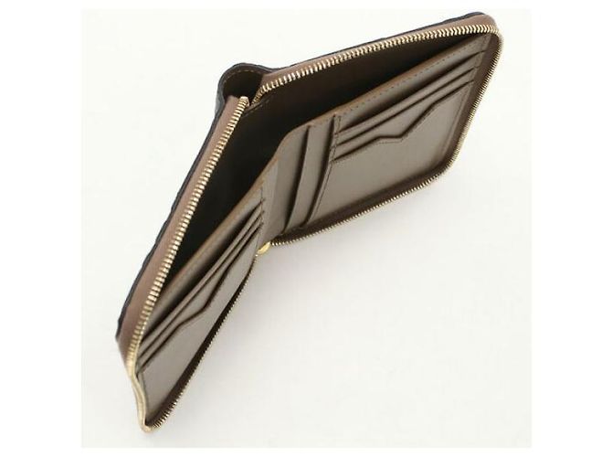 Fendi FF Diamant Zip-Around Mittel Braun - Ansicht 7