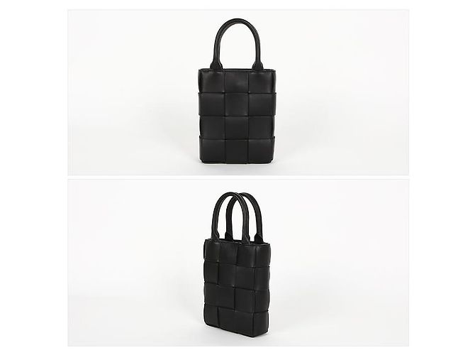 Bottega Veneta Mini borsa a tracolla cassette Nero - vista 10
