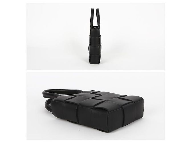 Bottega Veneta Mini borsa a tracolla cassette Nero - vista 11