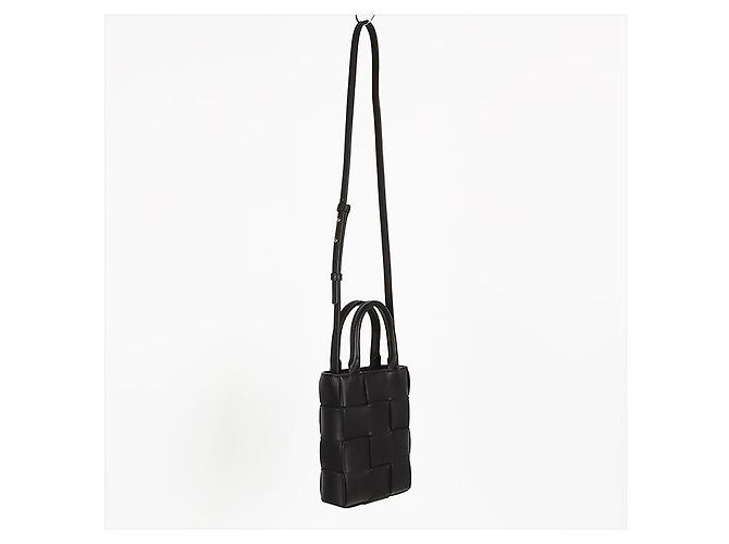 Bottega Veneta Mini borsa a tracolla cassette Nero - vista 4