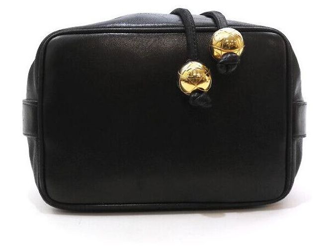 Chanel Lammleder CC-Logo Gold Ball Eimer Tasche Golden - Ansicht 5