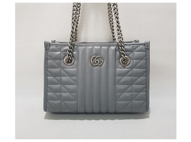 Gucci Borsa a spalla GG Marmont Matelassé con catena - vista 2