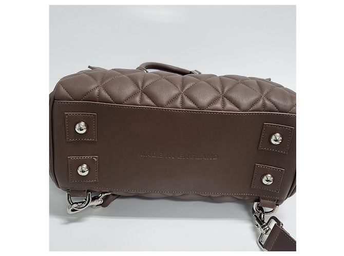Mulberry Borsa tote e zaino Nappa Cara Delavine Marrone - vista 4