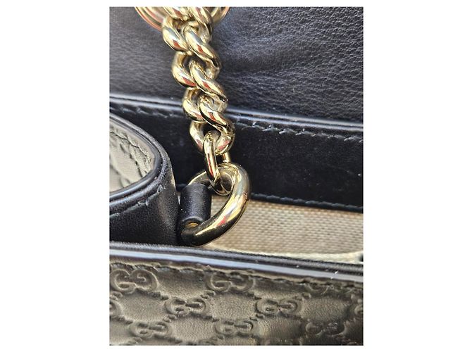 Gucci Borsa a tracolla mini catena Emily Nero - vista 23