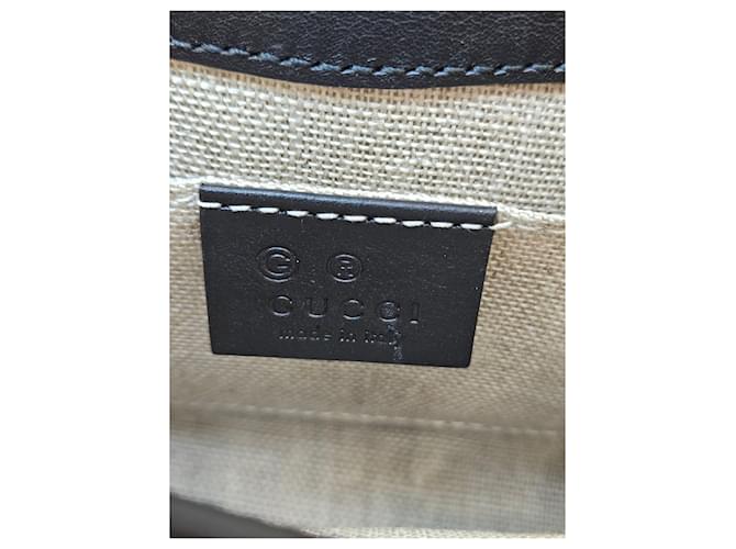 Gucci Borsa a tracolla mini catena Emily Nero - vista 6