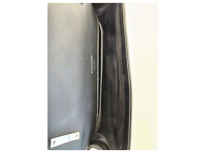 Burberry Borsa a Spalla Piccola TB Rola Nero - vista 15