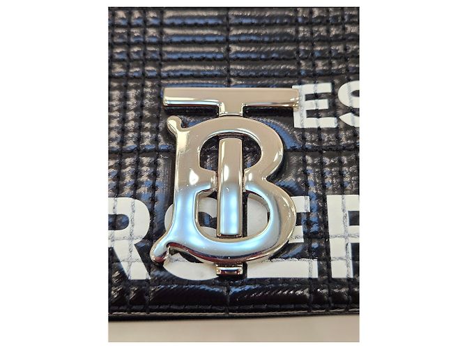 Burberry Borsa a Spalla Piccola TB Rola Nero - vista 18