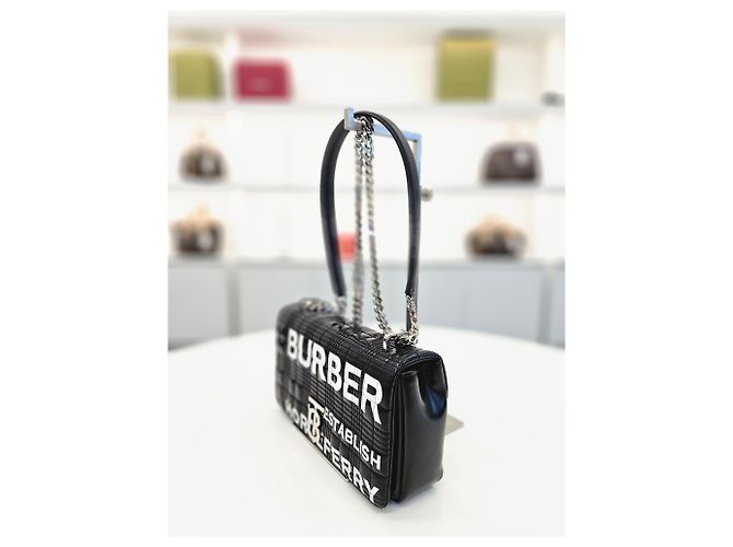 Burberry Borsa a Spalla Piccola TB Rola Nero - vista 3