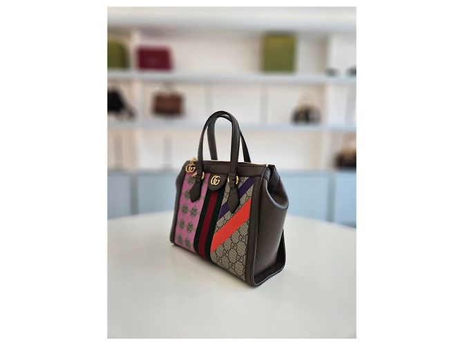 Gucci Piccola borsa tote e borsa a tracolla Multi Ophidia GG - vista 13