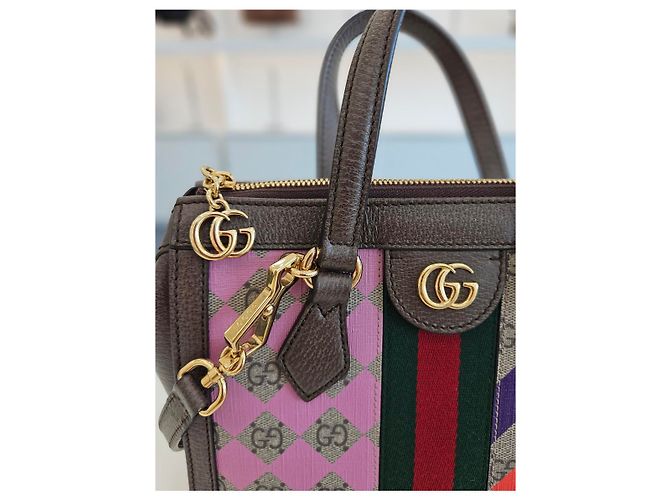 Gucci Piccola borsa tote e borsa a tracolla Multi Ophidia GG - vista 24