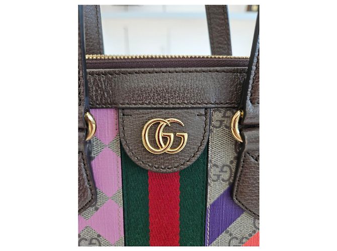 Gucci Piccola borsa tote e borsa a tracolla Multi Ophidia GG - vista 26