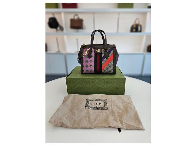 Gucci Piccola borsa tote e borsa a tracolla Multi Ophidia GG - vista 27