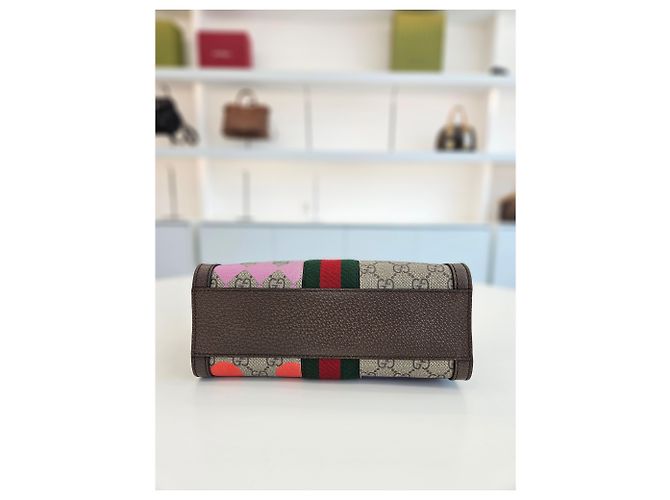 Gucci Piccola borsa tote e borsa a tracolla Multi Ophidia GG - vista 5