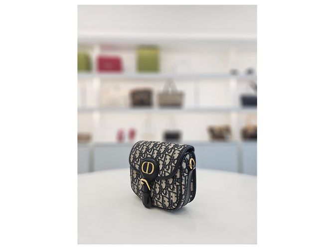 Dior Bolsa Bobby Oblique Pequena Crossbody Branco - vista 12