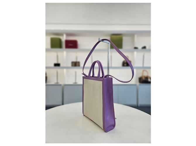 Cabas Céline Borsa Tote Verticale Piccola e Borsa a Spalla Porpora - vista 10