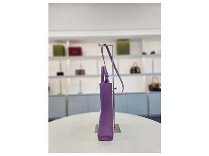 Cabas Céline Borsa Tote Verticale Piccola e Borsa a Spalla Porpora - vista 11