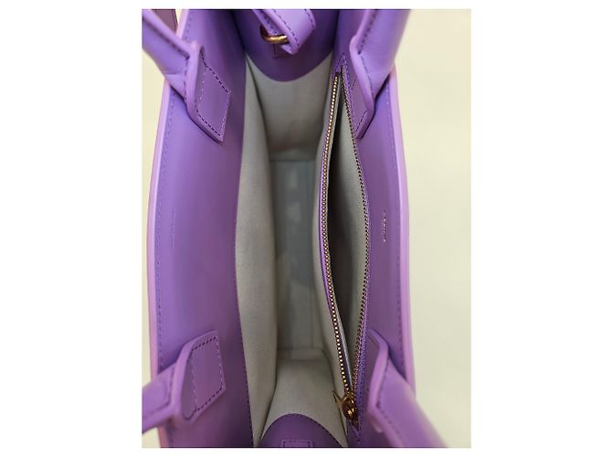 Cabas Céline Borsa Tote Verticale Piccola e Borsa a Spalla Porpora - vista 5