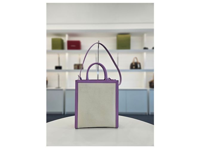 Cabas Céline Borsa Tote Verticale Piccola e Borsa a Spalla Porpora - vista 8