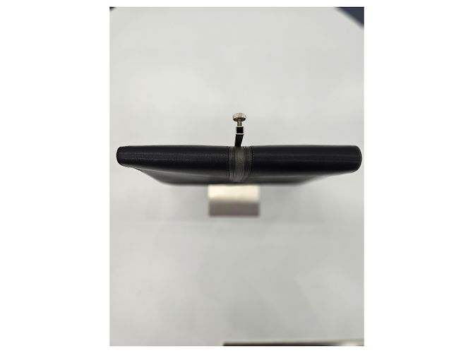 Prada Clutch da Viaggio Saffiano Nero - vista 12