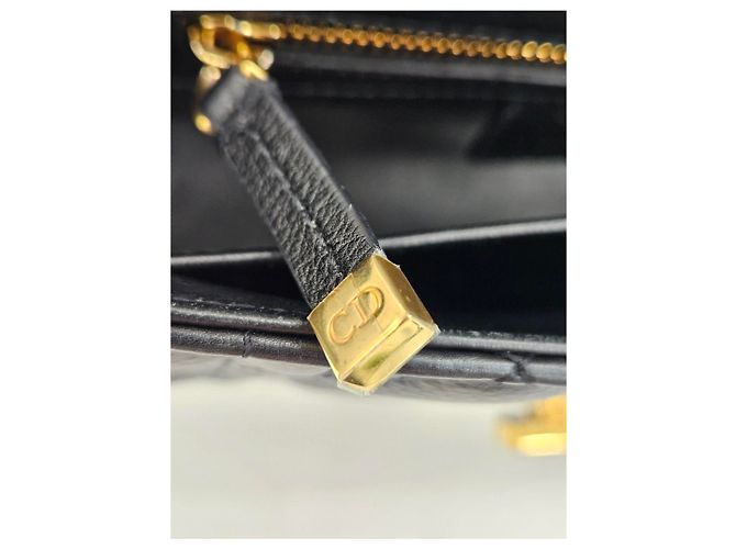 Dior Borsa Caro Small Cannage (Cinghia Autentica Aggiuntiva Inclusa) Nero - vista 26