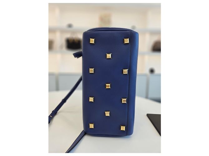 Salvatore Ferragamo Borsa Tote Piccola Studio e Borsa a Spalla Blu - vista 21
