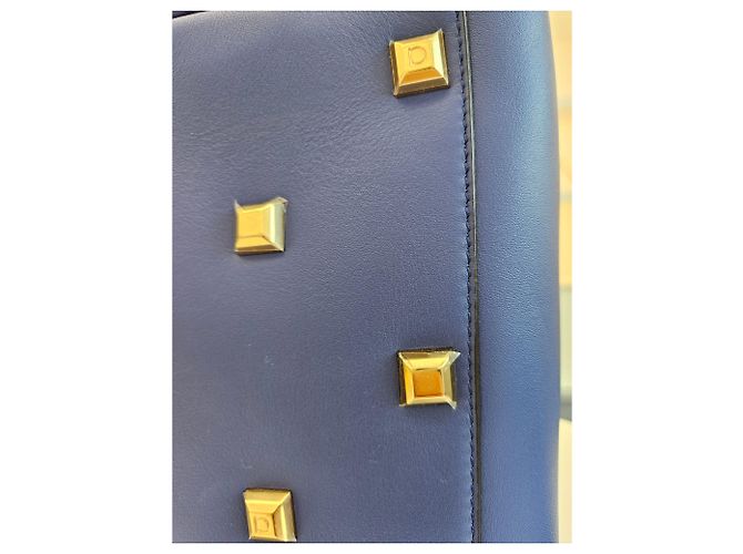 Salvatore Ferragamo Borsa Tote Piccola Studio e Borsa a Spalla Blu - vista 22