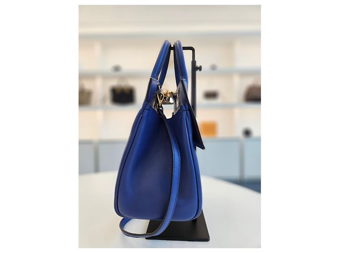 Salvatore Ferragamo Borsa Tote Piccola Studio e Borsa a Spalla Blu - vista 3