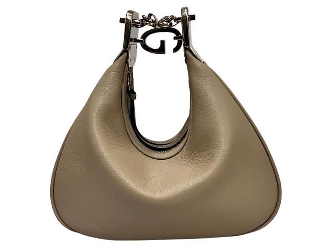 Gucci Borsa a spalla piccola da donna Atashu beige Marrone - vista 3