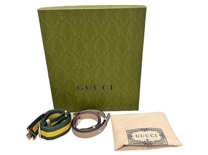 Gucci Borsa a spalla piccola da donna Atashu beige Marrone - vista 8