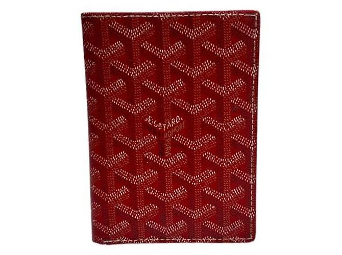 Goyard Molière Reisepass Wallet Rot - Ansicht 2