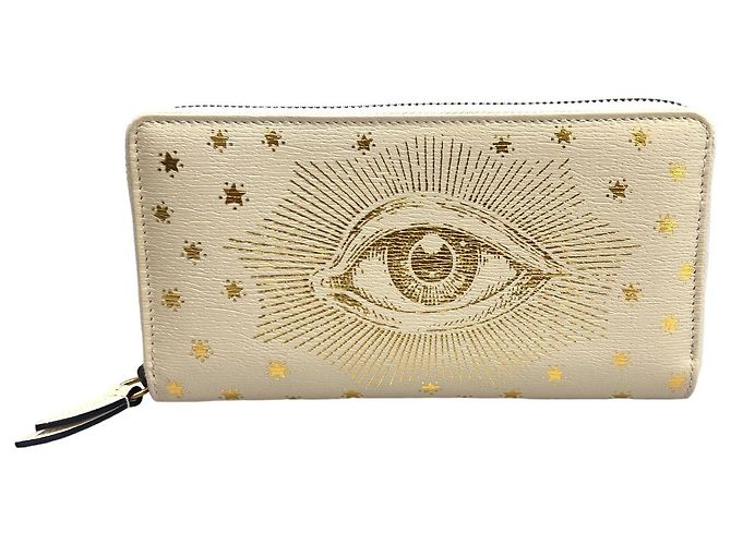Gucci Cartera Larga Ziparound Jardín Edición Limitada Blanco - vista 4
