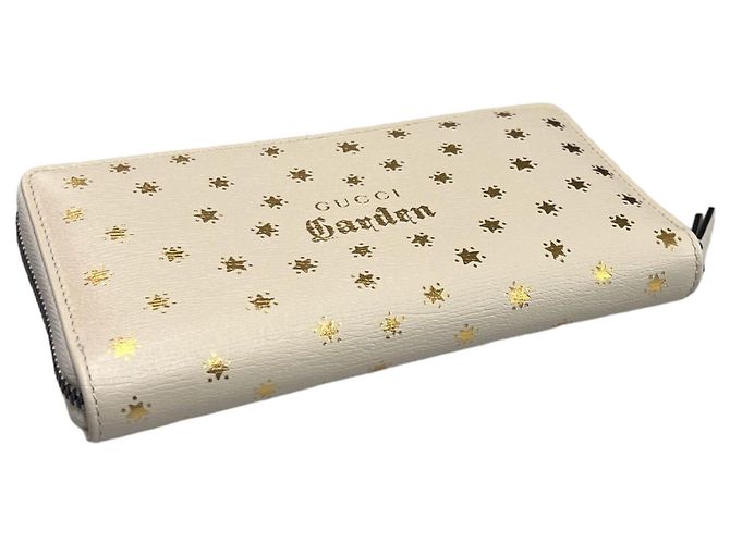 Gucci Cartera Larga Ziparound Jardín Edición Limitada Blanco - vista 5