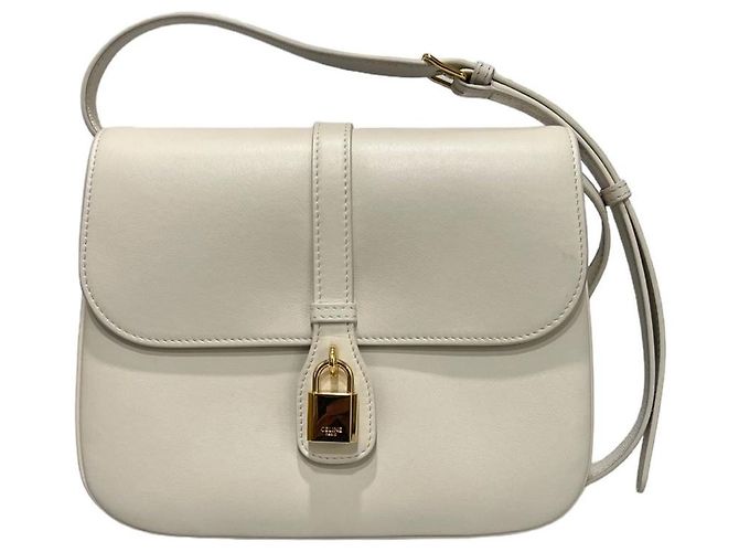 Céline Borsa a spalla media Taboo avorio Bianco - vista 2
