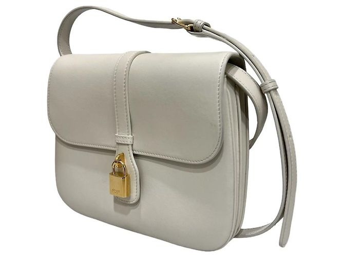 Céline Borsa a spalla media Taboo avorio Bianco - vista 3