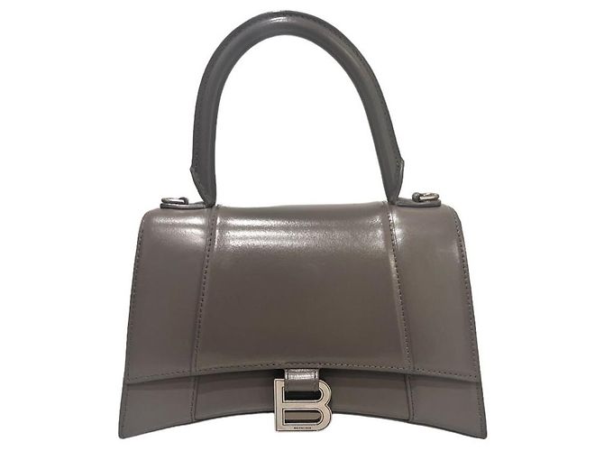 Balenciaga Hourglass Small Handtasche grau Braun - Ansicht 2