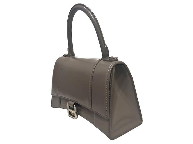 Balenciaga Hourglass Small Handtasche grau Braun - Ansicht 3