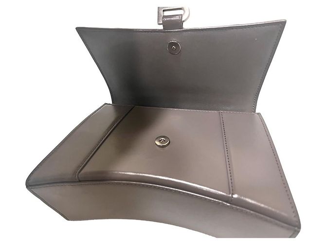 Balenciaga Hourglass Small Handtasche grau Braun - Ansicht 7