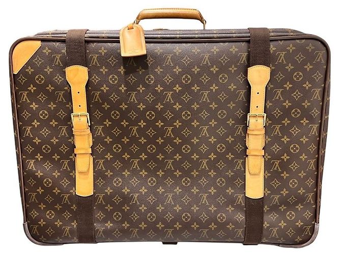 Louis Vuitton Valigia da viaggio Monogram Satellite Marrone - vista 2