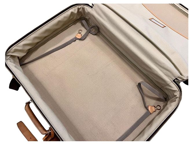 Louis Vuitton Valigia da viaggio Monogram Satellite Marrone - vista 8