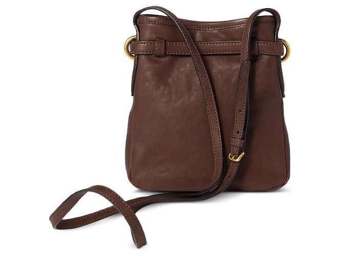 Borsa a tracolla in pelle Napa Miu Miu marrone AEFX - vista 2