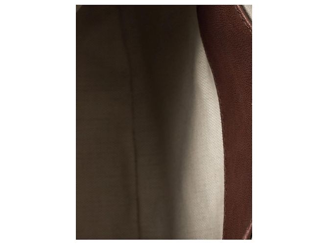 Borsa a tracolla in pelle Napa Miu Miu marrone AEFX - vista 4