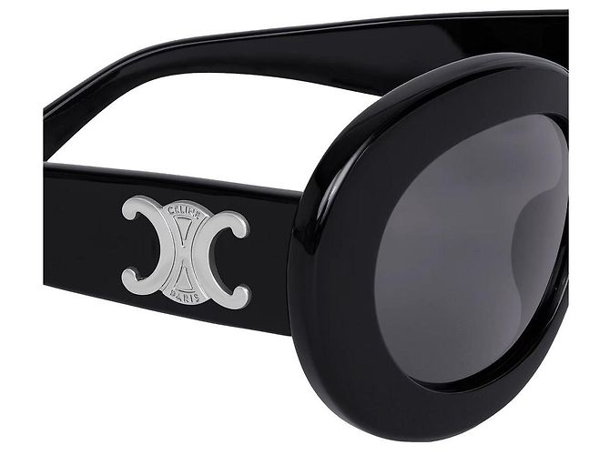 Céline Occhiali da sole Triomphe Skate Acetato Nero - vista 2